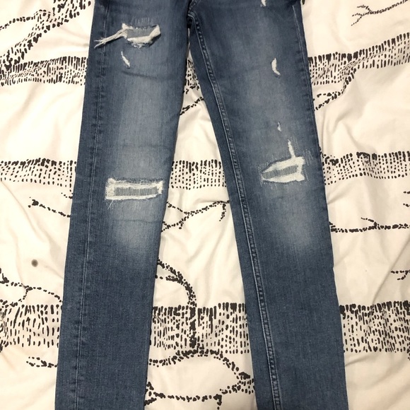 &DENIM H&M | Skinny Low rise Thick Jeans | 26 - Picture 3 of 7